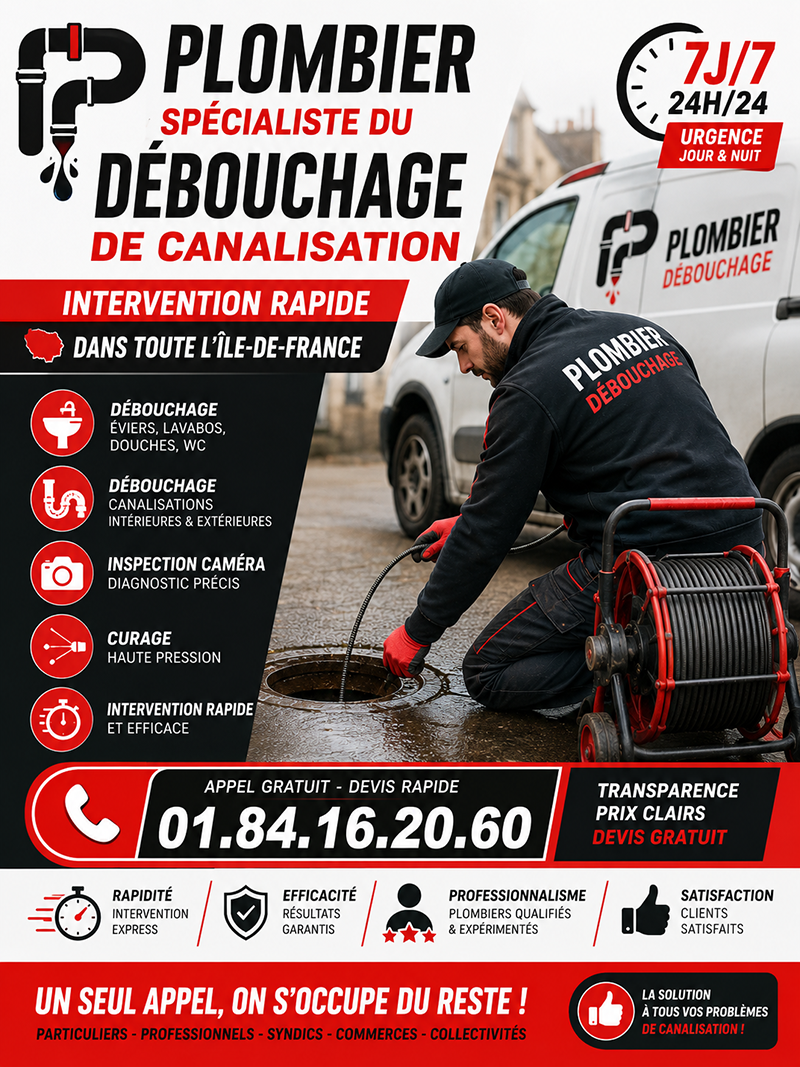 Debouchage Canalisation Montreuil